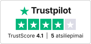 ITMA Trustpilot atsiliepimai – TrustScore 4.1